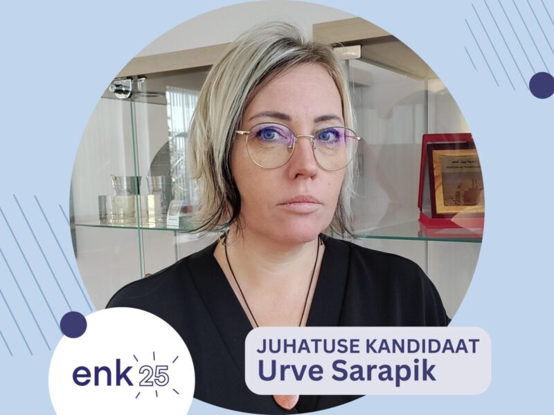 Eesti Noorsootöötajate Kogu juhatuse kandidaat Urve Sarapik