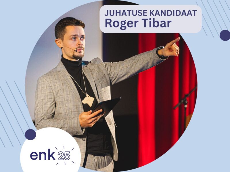 ENKi juhatuse liikme kandidaat Roger Tibar