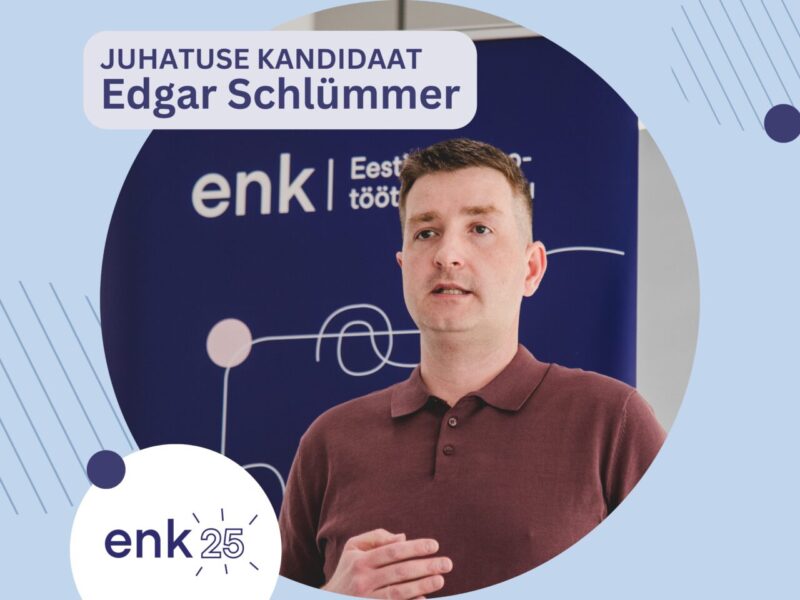 ENKi juhatuse liikme kandidaat Edgar Schlümmer