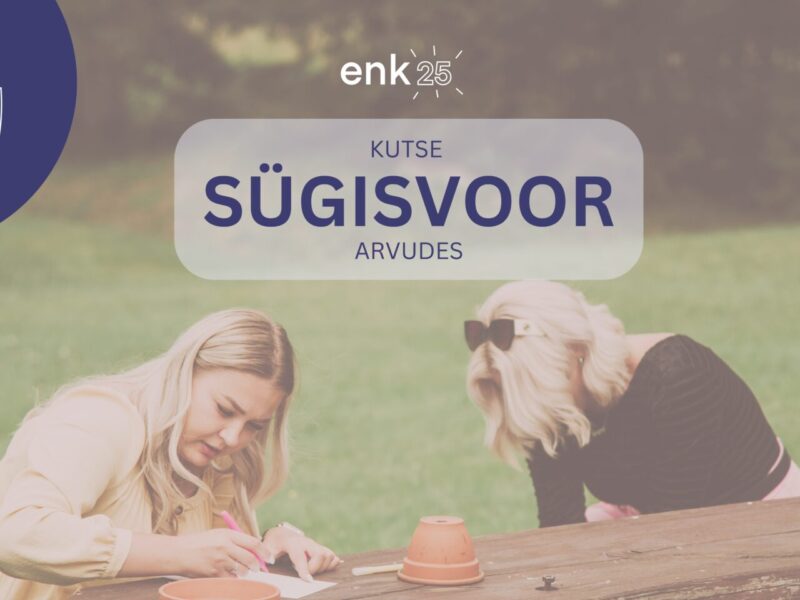 Kutse sügisvoor 2024 arvudes - Eesti Noorsootöötajate Kogu