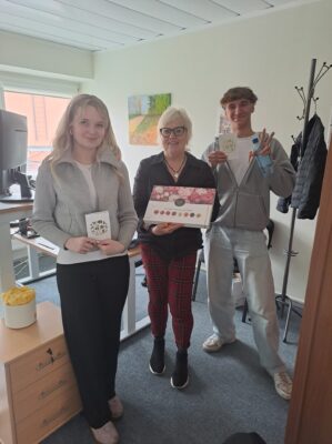 Viimsi Noortevolikogu esindajad Rober Leiger ja Elisabeth Haugas